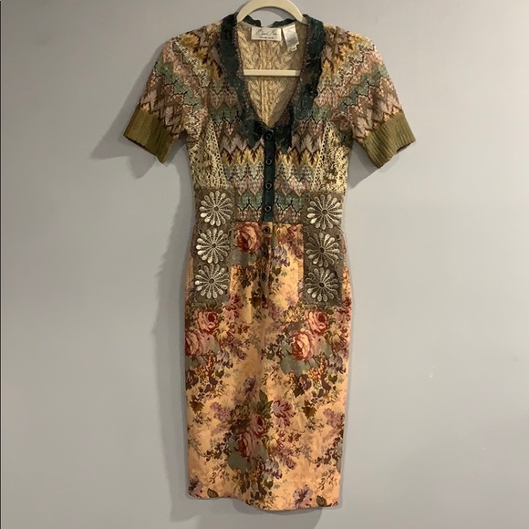 Byron Lars Dresses & Skirts - BYRON LARS rare tapestry skirted dress